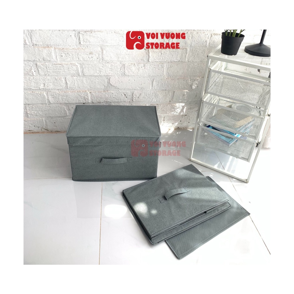 Hộp vải đựng đồ có nắp PF xuất khẩu Nhật