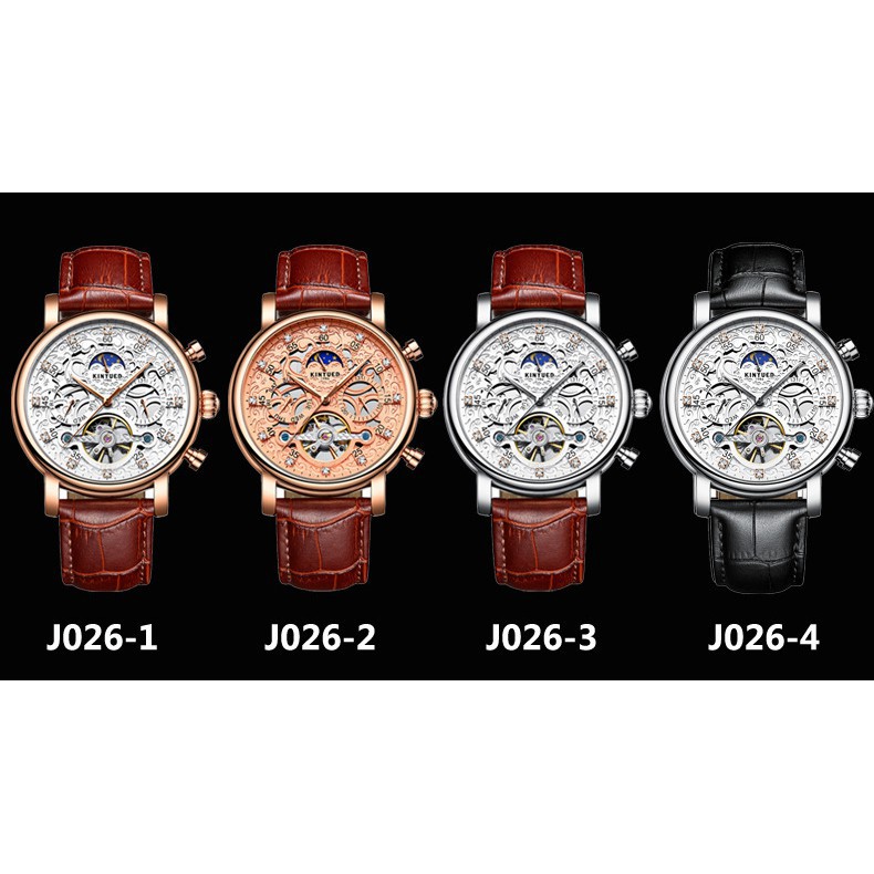 ĐỒNG HỒ NAM KINYUED J026 DÂY DA CHÍNH HÃNG Bán lẻ giá sỉ