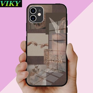 Ốp lưng ip viền màu họa tiết hoa Ốp iphone dễ thương Iphone 7/8/8Plus/X/Xs/Xs Max/11/11 Promax/12/12 Proma OK-LIZAFL0151