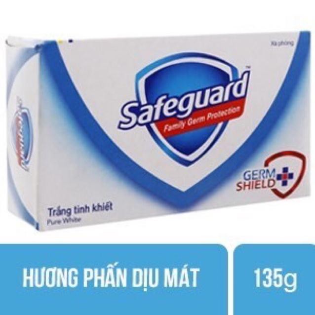 Xà Bông Cục Safeguard Diệt Khuẩn Trắng Tinh Khiết 135g