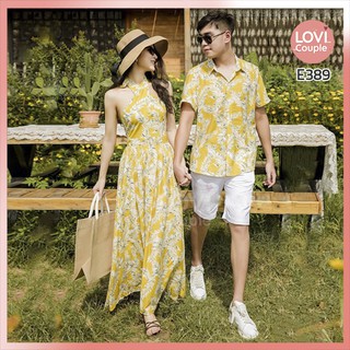 Đồ Đôi - Áo váy cặp đi biển E389
