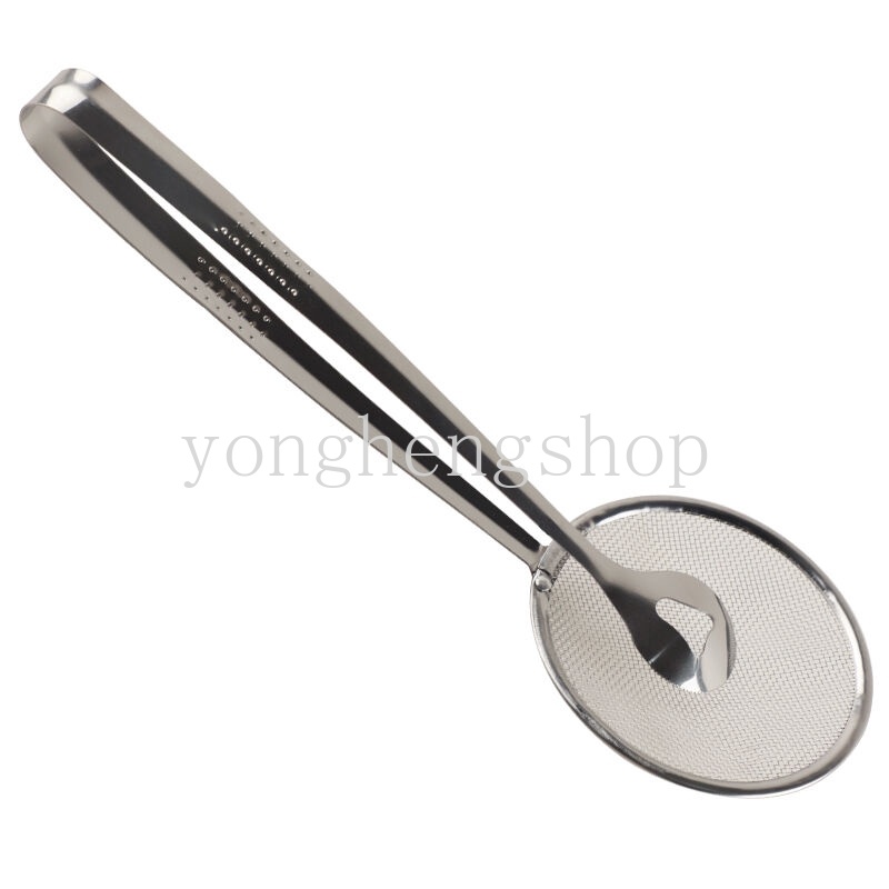 Muỗng Lọc Dầu Đa Năng Kèm Kẹp Tiện Dụng Cho Nhà Bếp