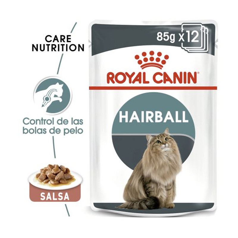 Thức ăn Pate cho mèo tác dụng chống búi lông Royal Canin Hairball gói 85gr