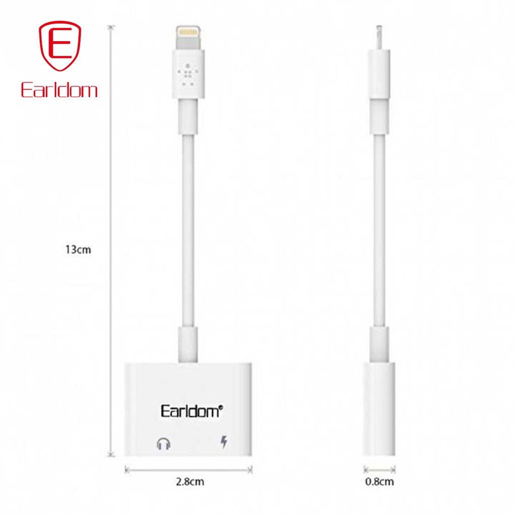 Jack chuyển Lightning 2 trong 1 Earldom OT-16  chính hãng