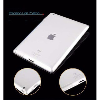 Ốp lưng iPad 2 3 4 Full Body Silicon - Trắng trong suốt