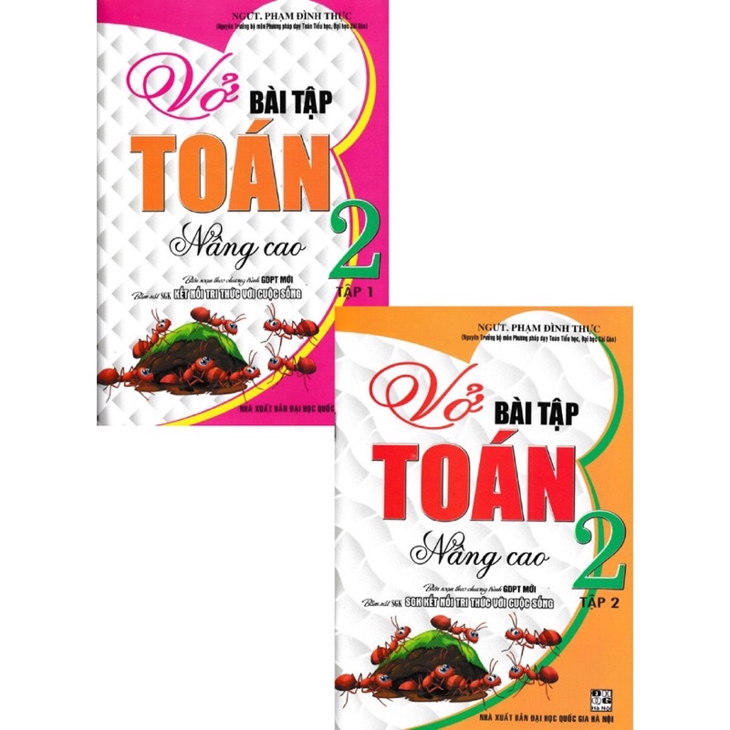 Sách - (Combo 2 tập) Vở Bài Tập Toán Nâng Cao 2 - Bám Sát SGK Kết Nối Tri Thức Với Cuộc Sống