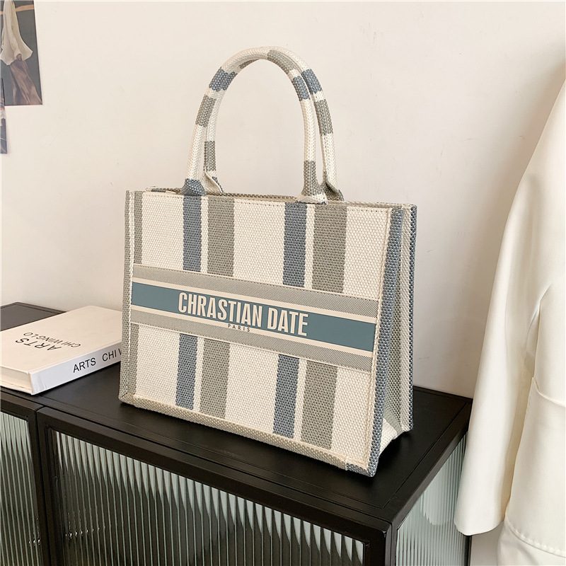 Túi Xách Nữ Vải Bạt Thời Trang Hàn 2021