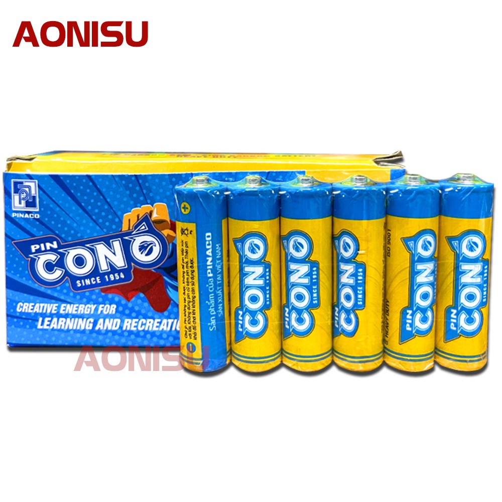 Pin Con Ó Đỏ 2A Chính Hãng 1,5V , pin Tiểu AA PINACO (1 viên)