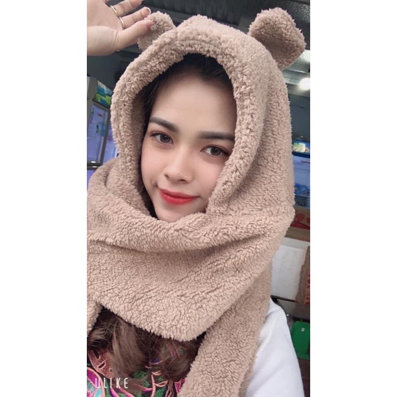 khăn mũ 3 in 1