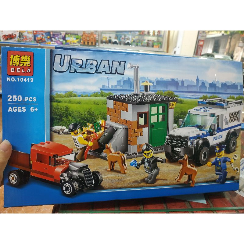 Đồ chơi xếp hình Lego Urban City Police Bela No. 10419 (250 chi tiết)