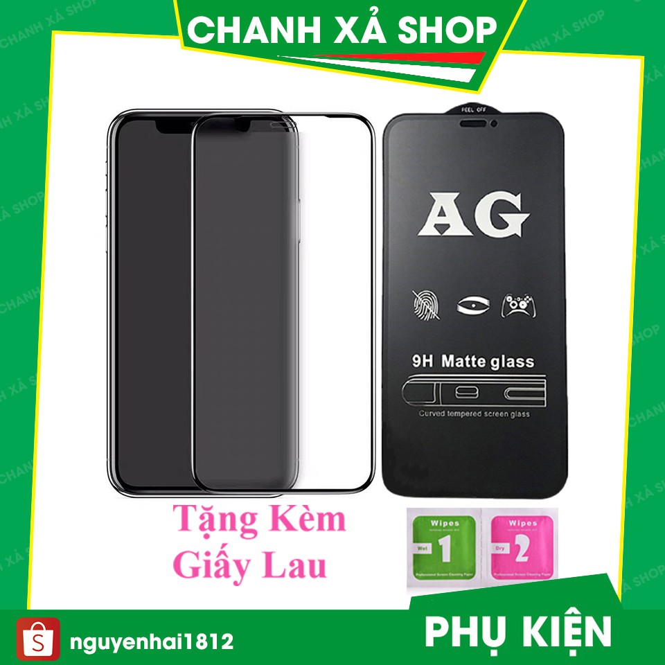 Kính cường lực iphone chống vân tay full màn ip 6/6s/7/8/7plus/8plus/ X/Xs/Xsmax/ip11/11promax/12/13/14/pro/promax[CV]