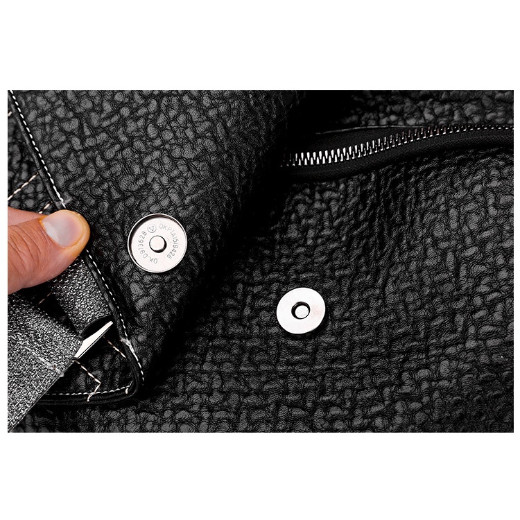 Balo Chuwanglin bằng da thời trang thường ngày cho nữ