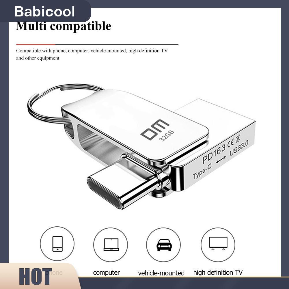 Usb Otg Dm Pd163 Dung Lượng 32gb 64gb Otg Usb 3.0 + Type C