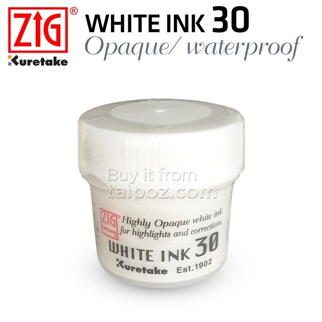 [ TAIPOZ ] - MỰC ZIG WHITE INK 30