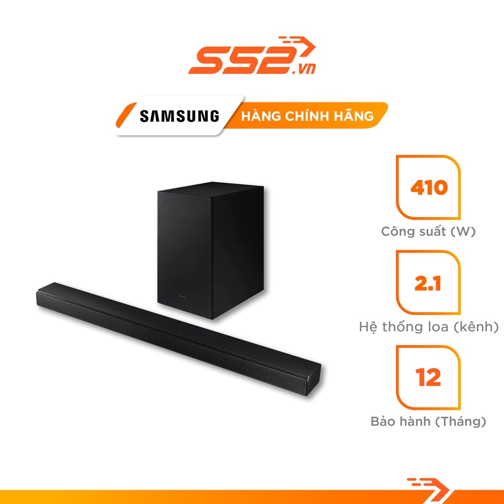 Loa Soundbar TV Bluetooth Samsung 2.1 HW-A550/XV - Bảo Hành Chính Hãng