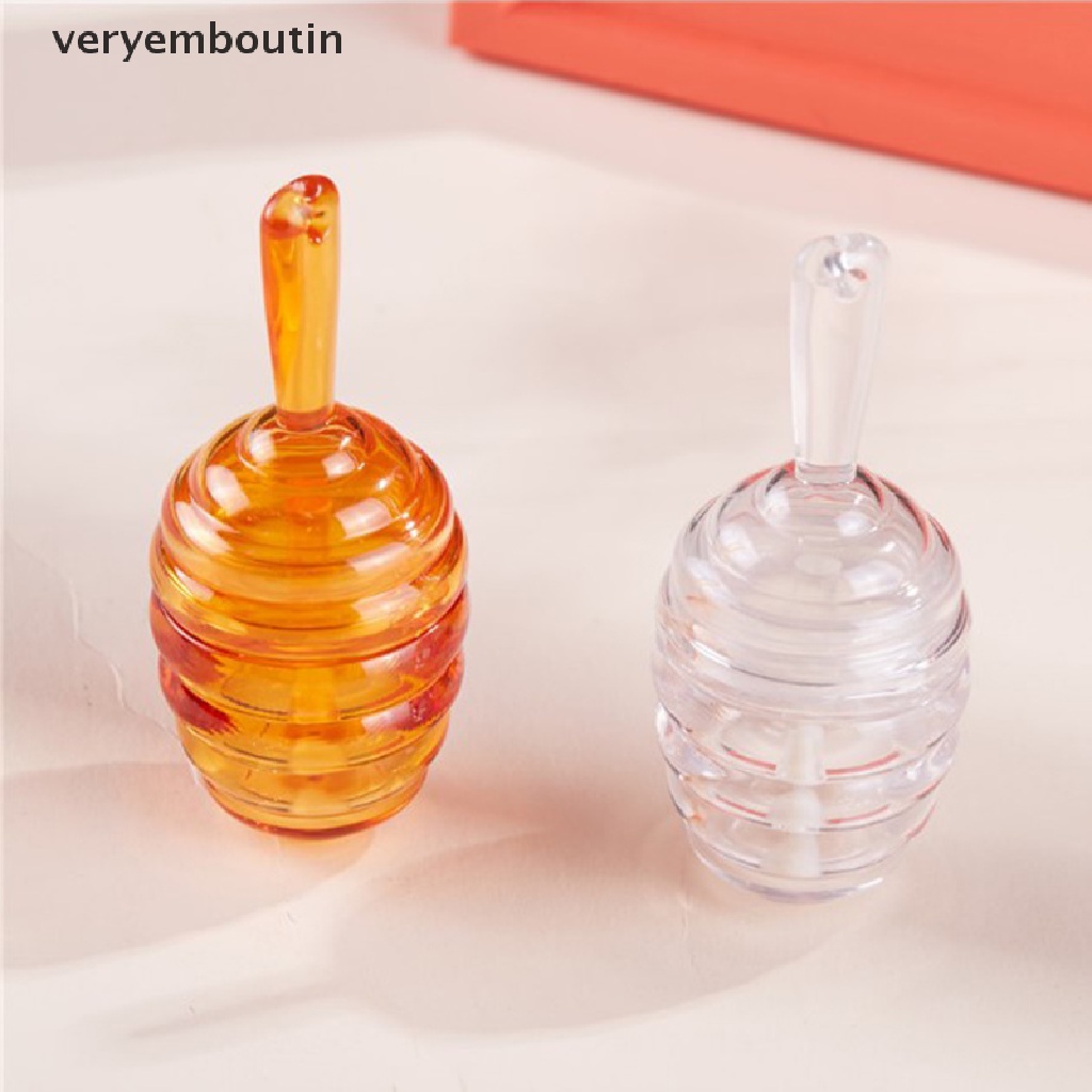 Lọ đựng son môi bóng bằng nhựa hình tổ ong 9ml