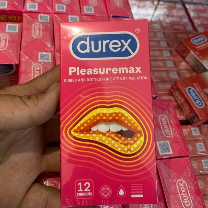 Bộ 4 hộp bcs Durex: 1 hộp Performa + 1 hộp bcs siêu mỏng Invisible + 1 hộp Pleasuremax + 1 hộp Kingtex - Hộp 12 bao