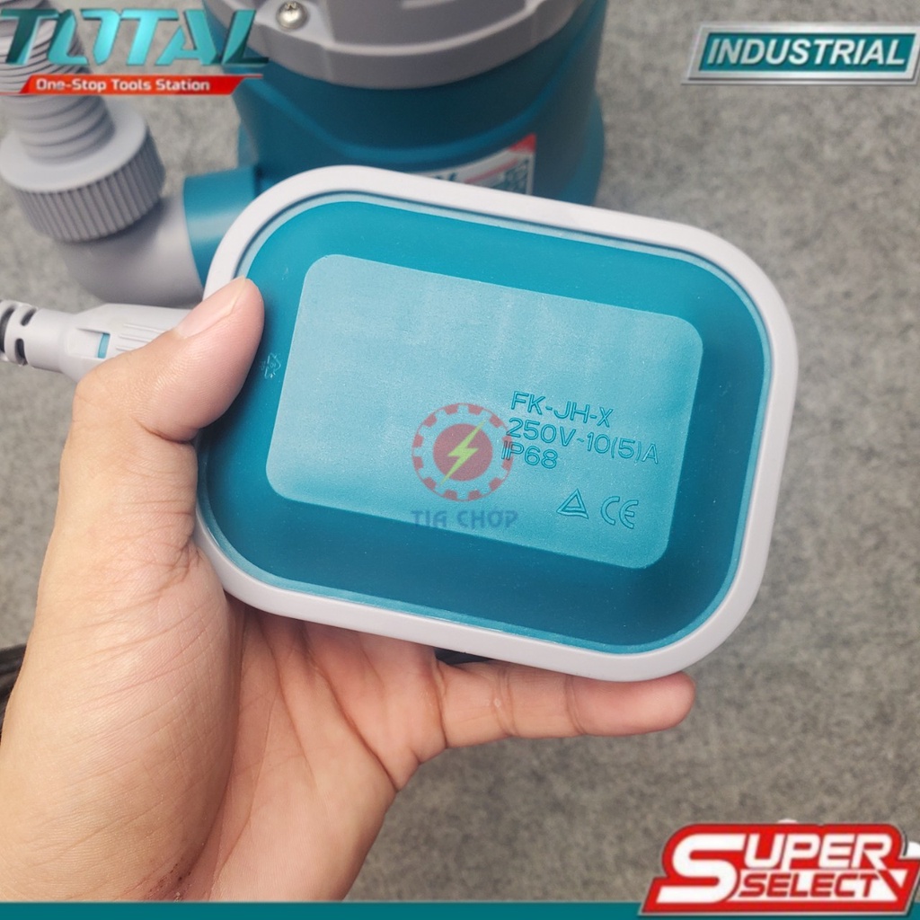 MÁY BƠM CHÌM TOTAL 1HP TWP87506 TWP87501  BƠM CHÌM NƯỚC THẢI TOTAL 750W  BƠM CHÌNH CÓ PHAO