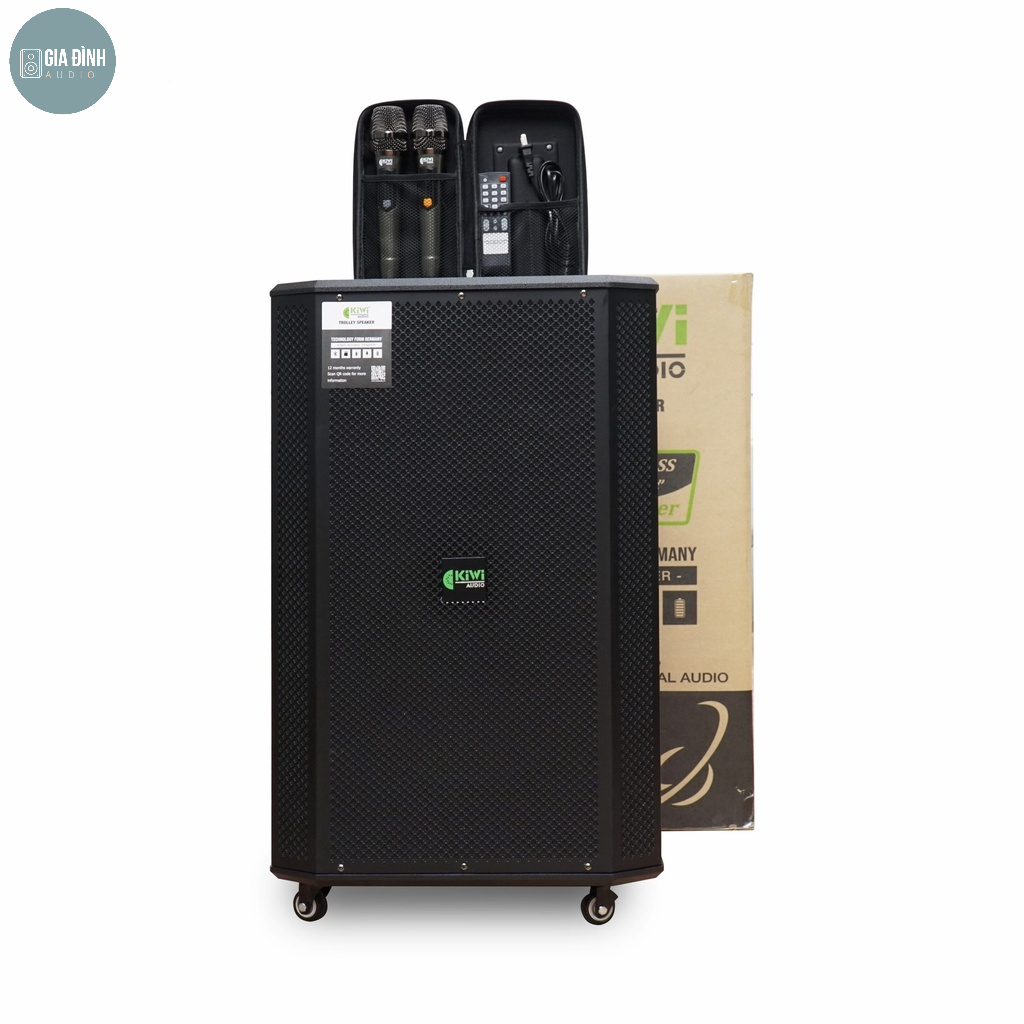 Loa kéo karaoke Kiwi K6015, Bass 40, Công suất lớn 800W - Chính hãng