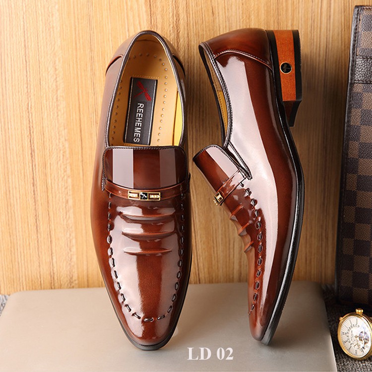 Giày da Reehemes RH0765 Brown