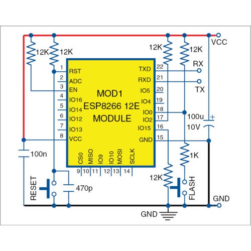 ESP – 12E, ESP8266 – Board ra chân 2 mặt D1 Mini