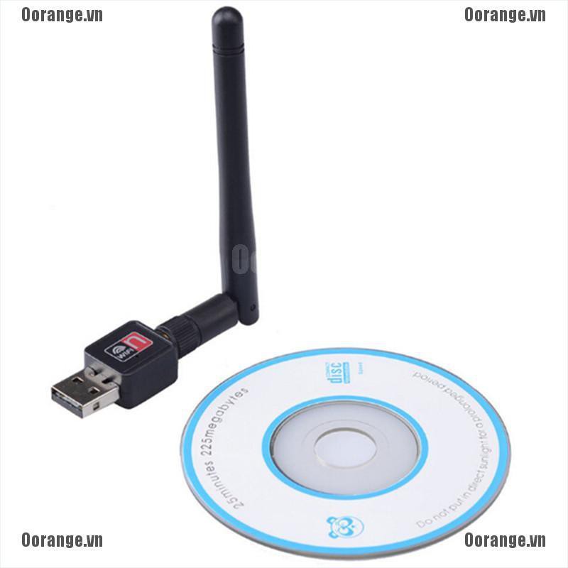 Bộ điều hợp mạng USB WiFi không dây 150Mbps 2.4Ghz kèm anten và phụ kiện 802.11N