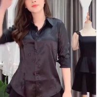 Áo sơ mi lụa gấm loại 1 (video+ảnh thật)