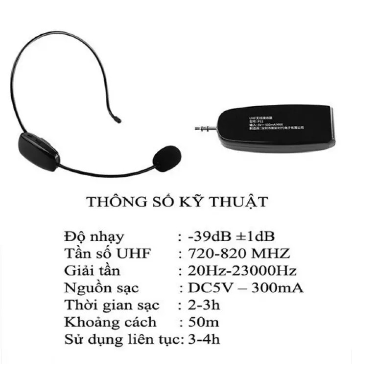 Micro không dây Newgood P11 UHF cho máy trợ giảng