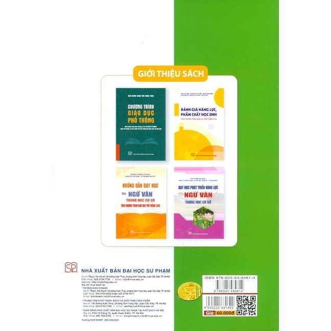 Sách - Hướng Dẫn Kiểm Tra, Đánh Giá Năng Lực Học Sinh Trung Học Cơ Sở Trong Dạy Học Ngữ Văn