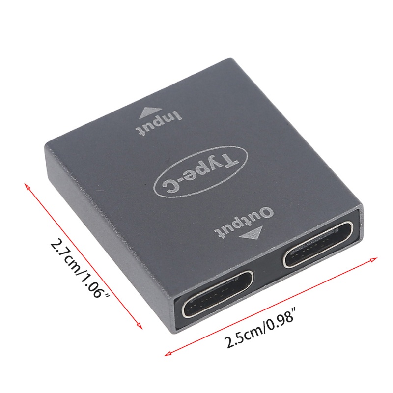 Bộ Chuyển Đổi Mở Rộng Hai Cổng USB C Sang Hai Cổng USB C Cho Sạc Laptop USB C PD