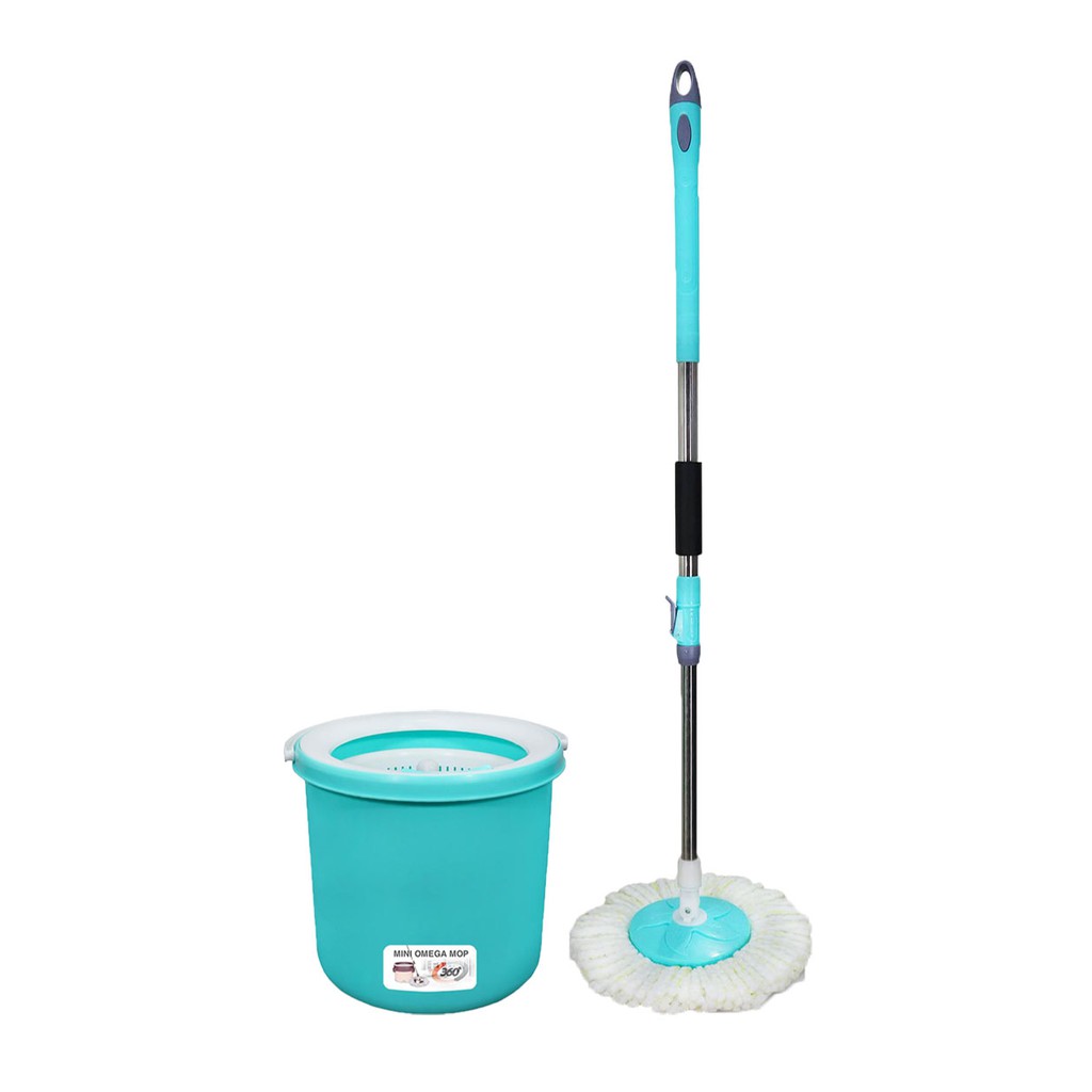 Bộ Lau Nhà 360 Omega Mini Mop Cao cấp Giá Rẻ( Dung Tích: 15 Lít)