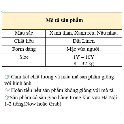 Quần short bé trai mùa hè chất nilen cao cấp size 8-32kg