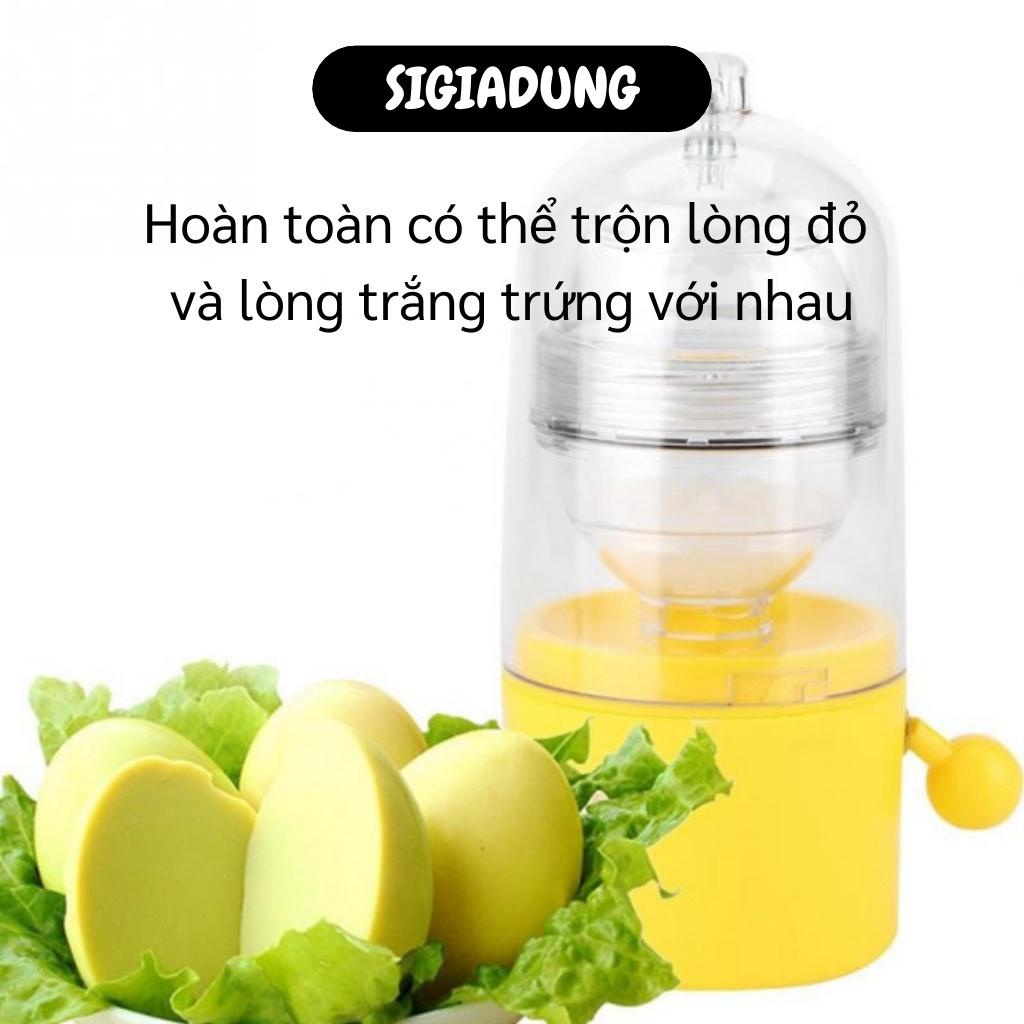 Máy lắc trứng trộn lòng đỏ và trắng GIÁ SỈ Dụng cụ quay trứng vàng cho bé bằng tay