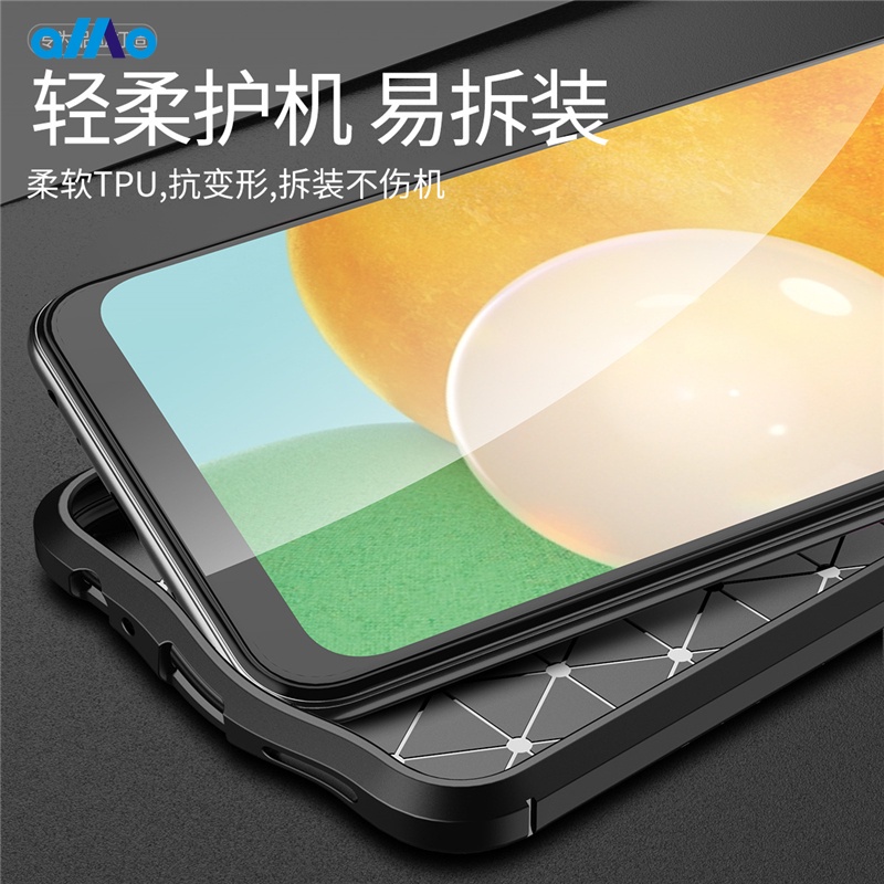 Ốp Lưng Silicone Phối Da Cho Samsung Galaxy A22 5g Samsung A22 4g Samsung Galaxy A22 5g 4g