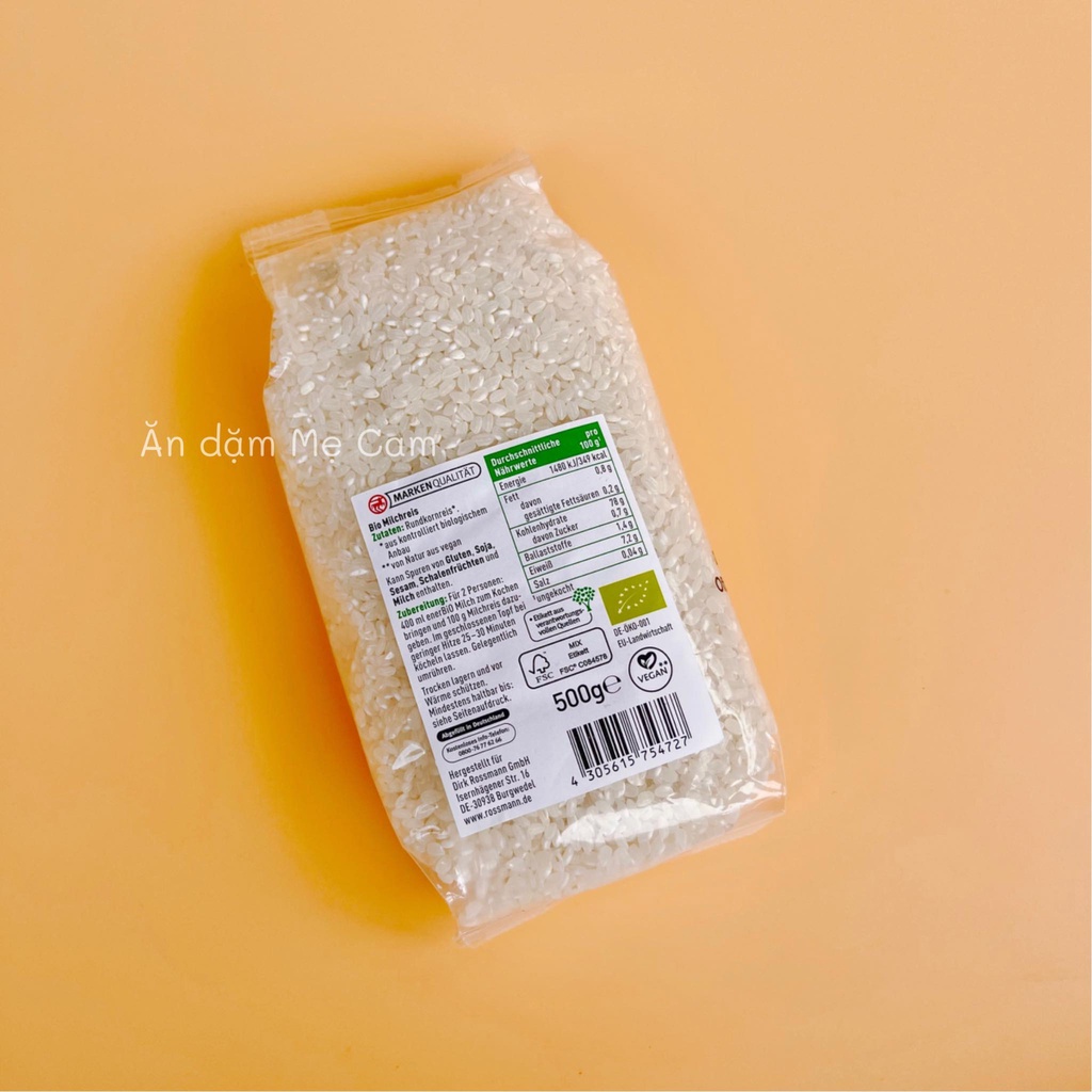 GẠO SỮA HỮU CƠ ENER BIO