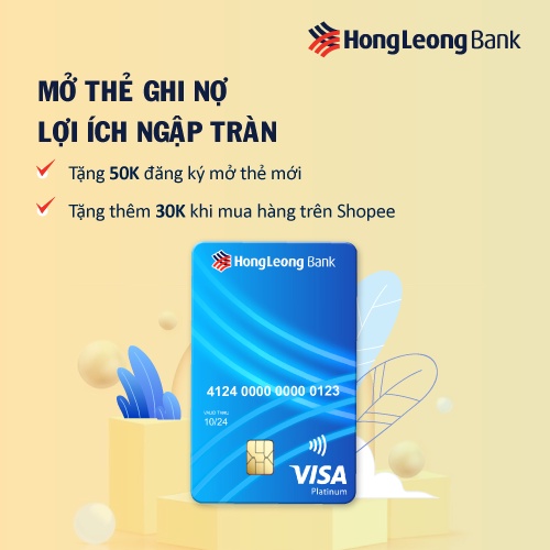 E-Voucher Búng tay có Thẻ Ghi nợ ngân hàng xịn Hong Leong Việt Nam