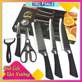 Hộp 6 dao lượn sóng nhà bếp chuyên dụng 6 chi tiết master chef- tongkhogiadung5