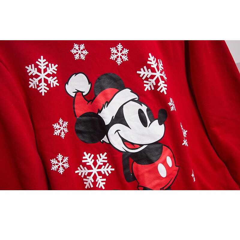 [Size TO] Áo nỉ Mickey Xmas dư sịn Disne* Tqxk
