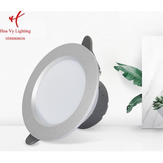 Đèn led âm trần downlight 5W đổi màu 3 chế độ