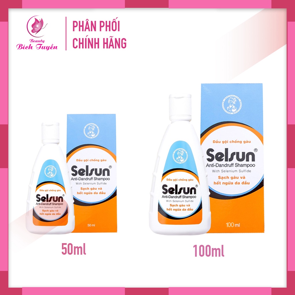 Dầu Gội Ngăn Ngừa Chống Gàu Selsun Ngừa Gàu - Làm Sạch Vảy Nấm - Ngứa Da Đầu 50ml -100ml