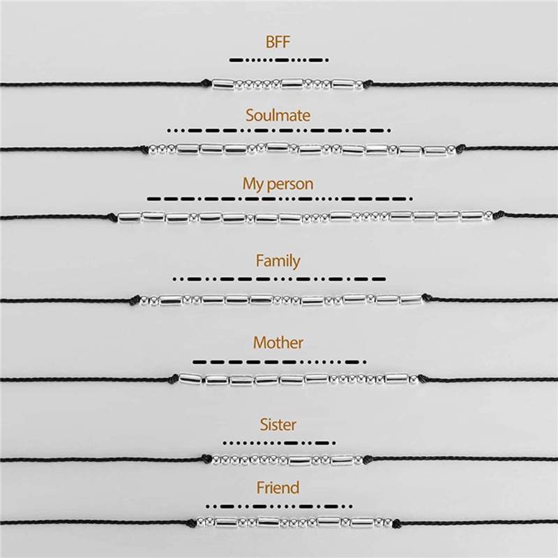 Thẻ Xỏ Hạt Bằng Đồng Dệt Hình Mã Vạch Âu Mỹ Có Thể Điều Chỉnh Dùng Làm Trang Sức Diy