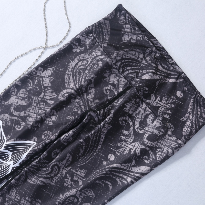 Quần Legging Thể Thao Nâng Ngực Lưng Cao Chất Liệu Co Giãn In Họa Tiết Xinh Xắn Cho Nữ