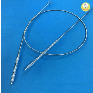 Cọ rửa ống hút bình sữa, cọ rửa dây máy hút sữa cho bé [Thép không gỉ, uốn cong dễ dàng]