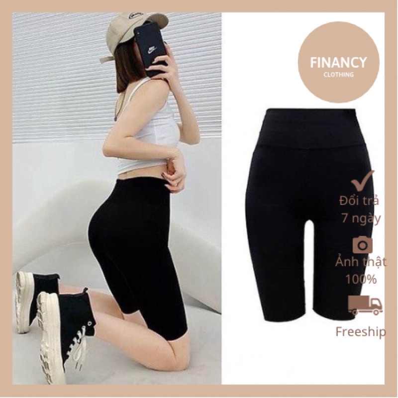 Quần legging ngố, quần legging đùi nữ vải thun cotton co giãn thoải mái năng động -  Q07 | WebRaoVat - webraovat.net.vn