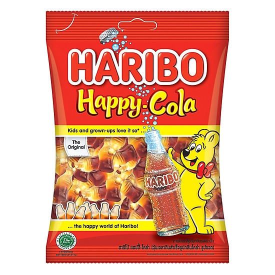 Kẹo Dẻo Haribo Happy Cola Gói 80G, 160G và 200G