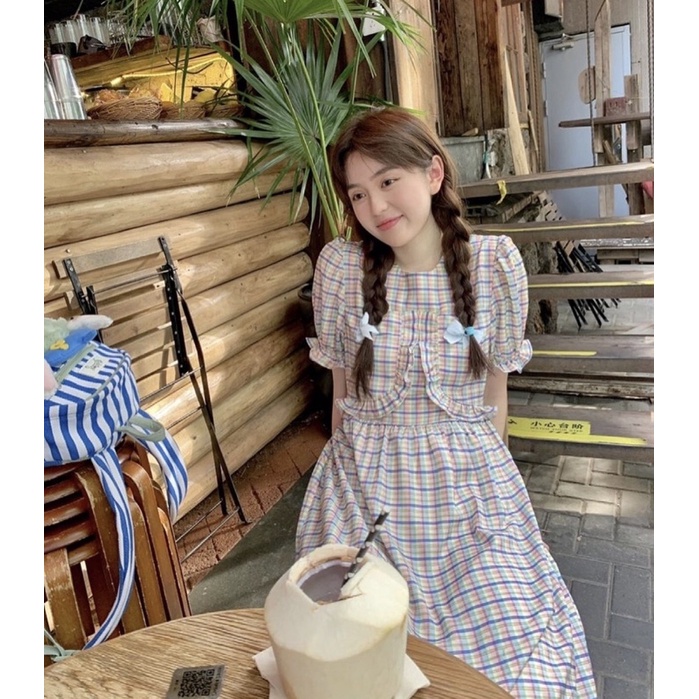 Váy Caro Cầu Vòng