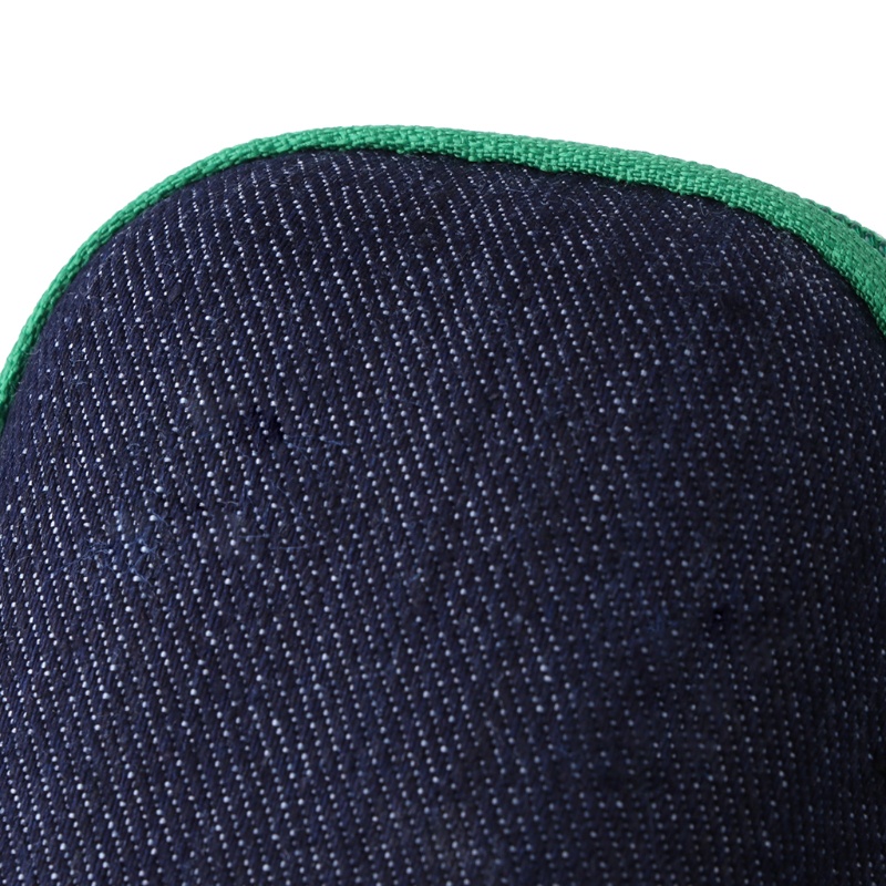 Hộp Đựng Mắt Kính Bằng Vải Denim Có Khóa Kéo Chống Rơi