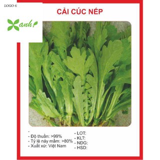 Hạt giống Cải Cúc 50 hạt
