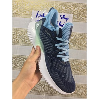 Giày thể thao alphab xanh xám