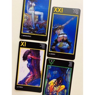 Tarotscopes  Bộ bài Tarot Manara Erotic Tarot